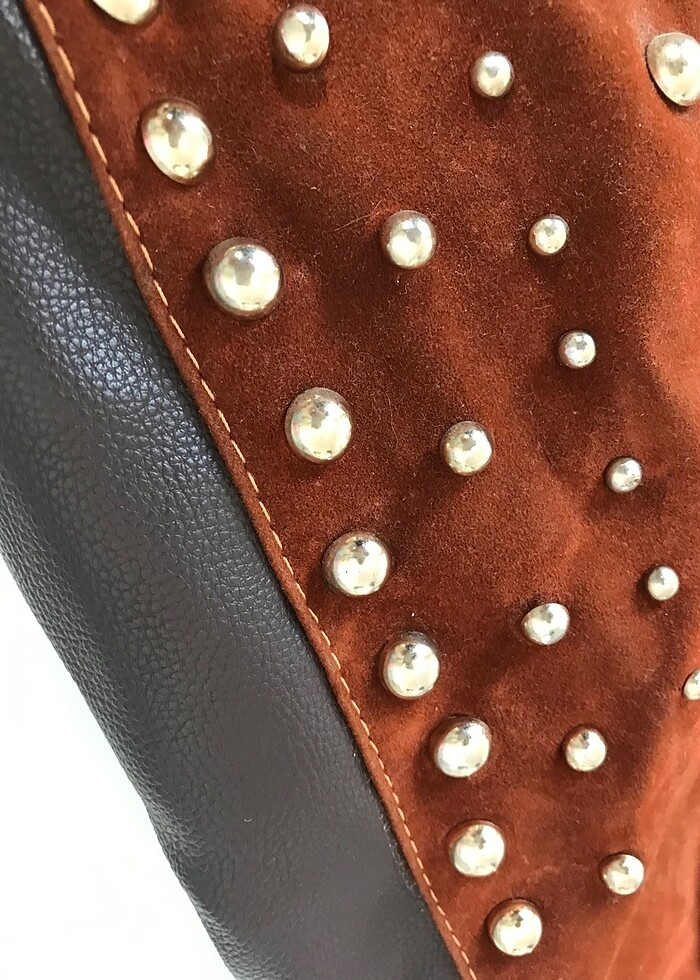 Kahverengi kol çantası - Görsel 2