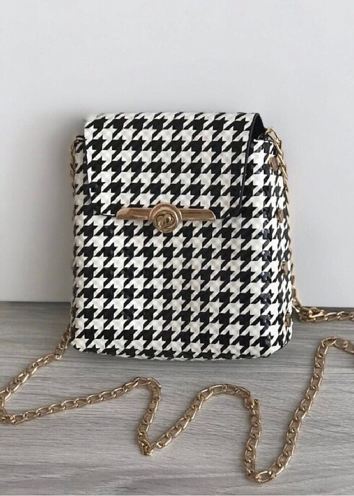 Siyah beyaz çanta - Görsel 2