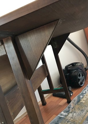 Kahverengi Yemek Masası ve Sandalyeleri - Görsel 6