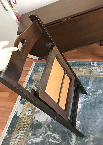 Kahverengi Yemek Masası ve Sandalyeleri - Görsel 8