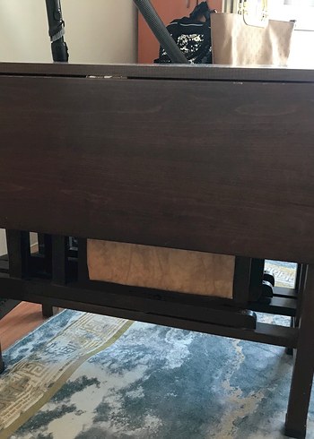 Kahverengi Yemek Masası ve Sandalyeleri - Görsel 3