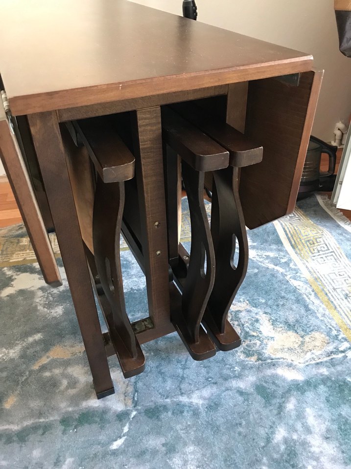 Kahverengi Yemek Masası ve Sandalyeleri - Görsel 2