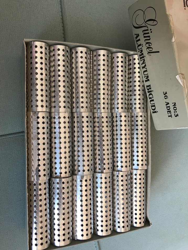 Alüminyum Büyük Boy 36 Adet Saç Bigudisi - Görsel 3