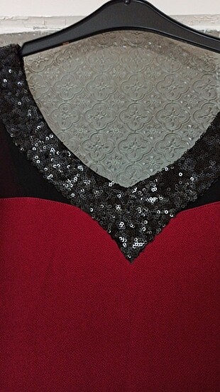xl Beden Bordo abiye