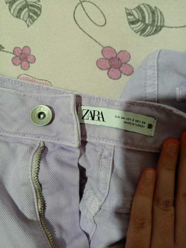 Bej Kadın Pamuk Kumaş Bol Kesim Pantolon - Görsel 2