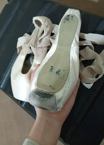 Beyaz Kız Çocuk Balerin Ayakkabısı - Görsel 2