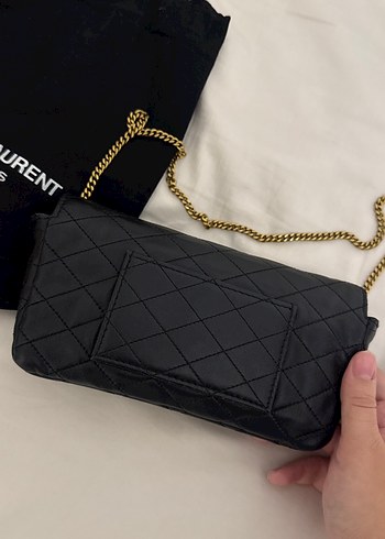  Beden siyah Renk Yves saint laurent çanta
