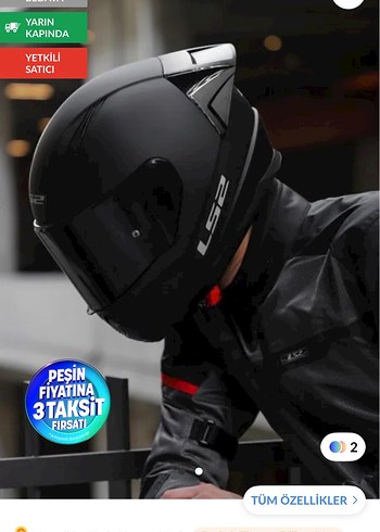 Ls2 rapıd 2 mat siyah race kask m beden