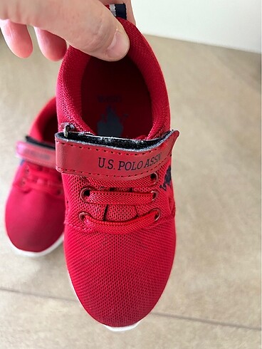 25 Beden kırmızı Renk Uss Polo ayakkabı unisex