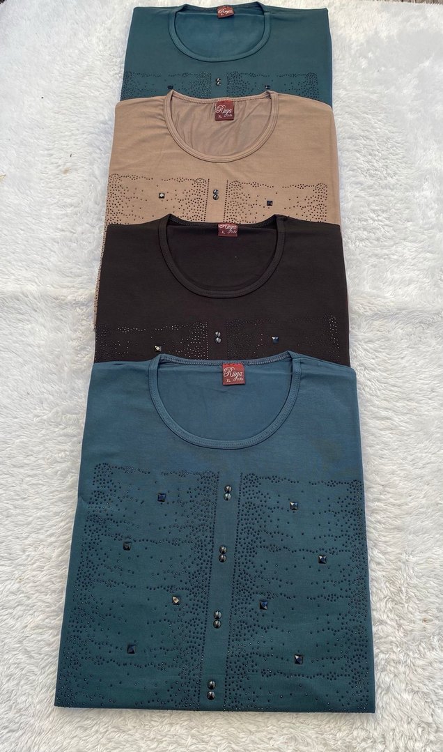 Nakışlı ve Boncuk Detaylı Kadın Bluz - Görsel 2