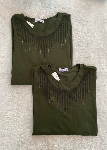 Bordo Kısa Kollu Mini Bluz - Görsel 2