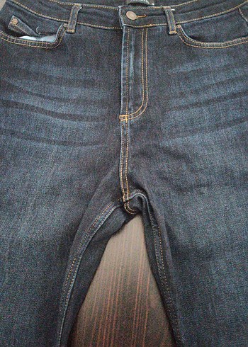 Kadın Lacivert rahat Kesim Denim Pantolon