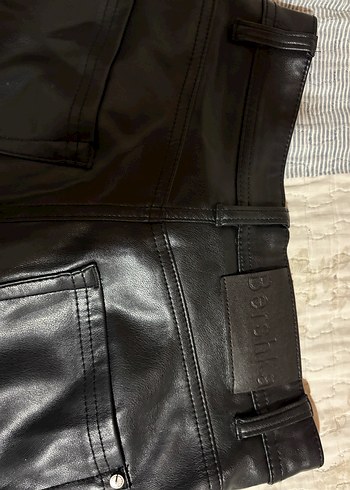 bershka deri pantolon - Görsel 7