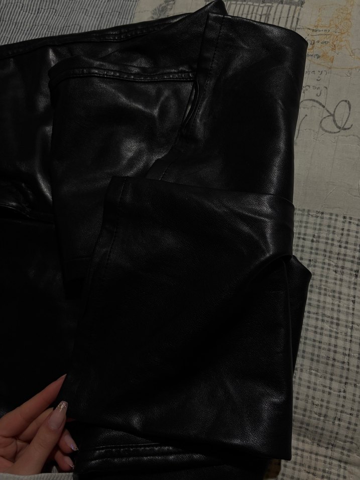 bershka deri pantolon - Görsel 5