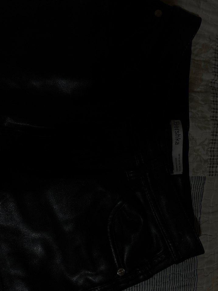 bershka deri pantolon - Görsel 2