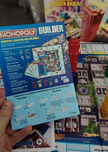 HASBRO Monopoly Builder Kutu Oyunu - Görsel 5