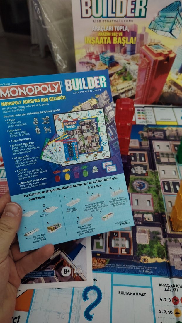 HASBRO Monopoly Builder Kutu Oyunu - Görsel 5