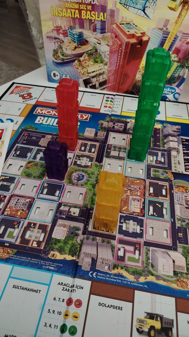 HASBRO Monopoly Builder Kutu Oyunu - Görsel 2