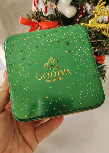 GODİVA Yeni Yıl Metal Kutu  - Görsel 3