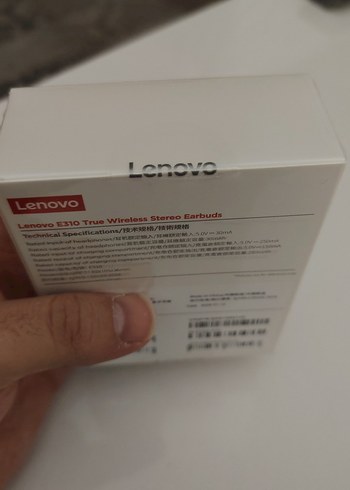 Lenovo E310 Beyaz Kablosuz Kulaklık - Görsel 3