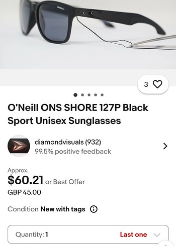 O'Neill Unisex Güneş Gözlüğü  - Görsel 6