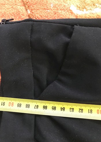 Zara Zara boru paça siyah kumaş pantolon