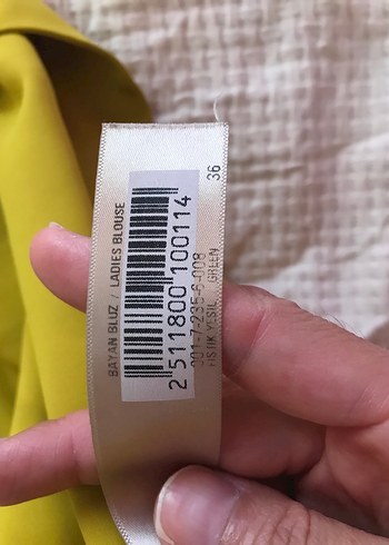 s Beden Sarı V Yaka Kadın Bluz Mudo