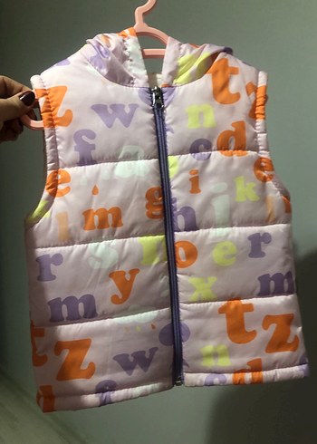 Kız Çocuk Fermuarlı Yelek - Görsel 2