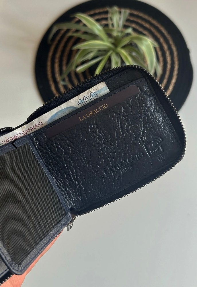 Hakiki deri erkek cüzdanı - Görsel 5