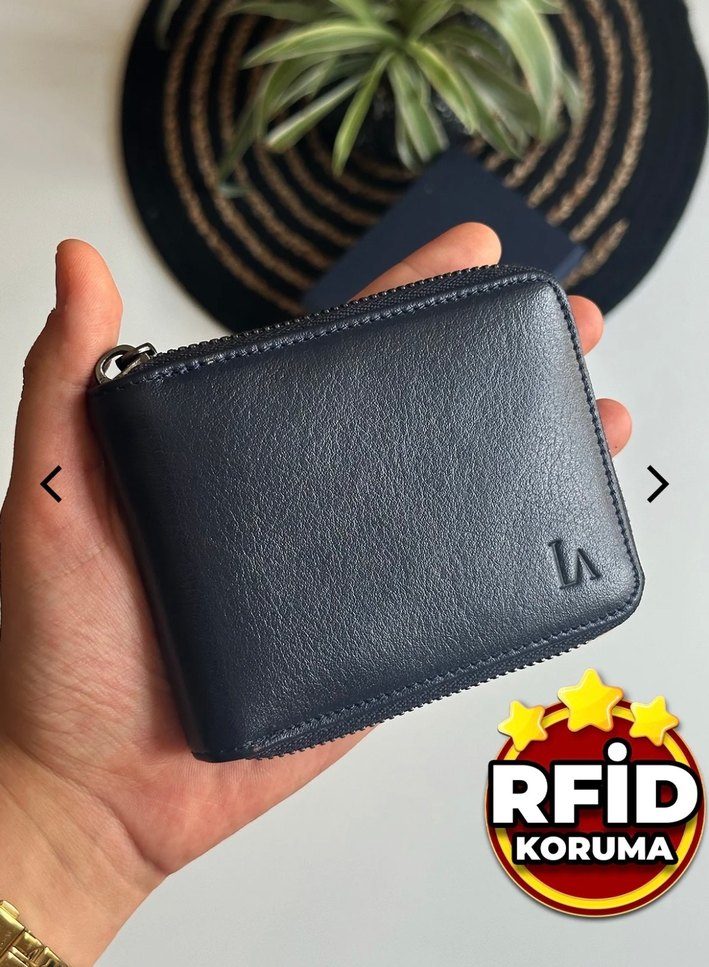 Hakiki deri erkek cüzdanı - Görsel 2