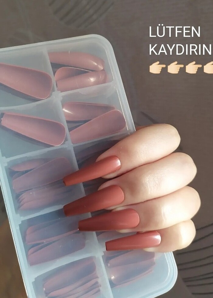 Balerin model takma tırnak - Görsel 2