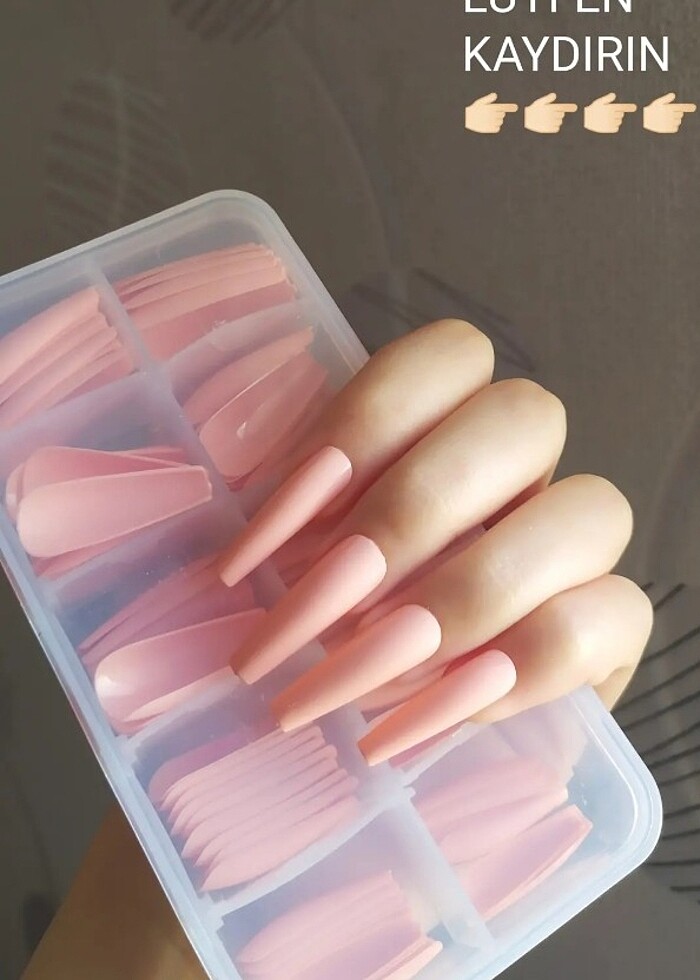 Balerin model takma tırnak - Görsel 3