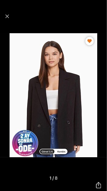 Bershka blazer ceket