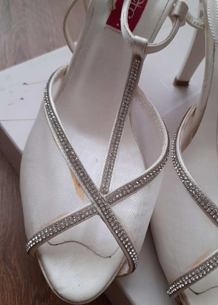 Düğün nikah ayakkabısı inci love serisi - Görsel 3