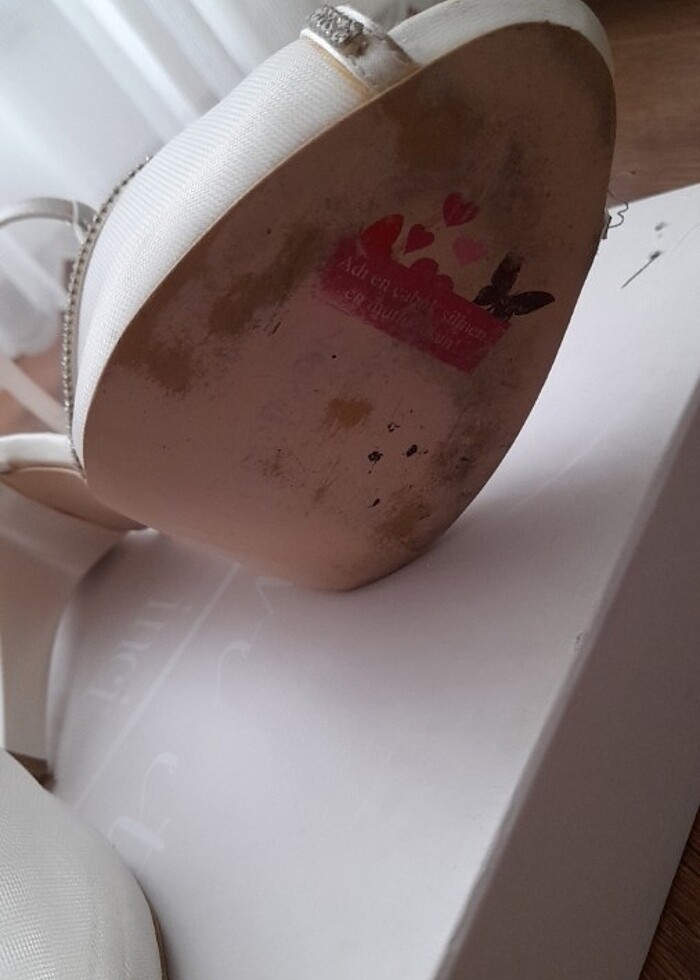 Düğün nikah ayakkabısı inci love serisi - Görsel 5