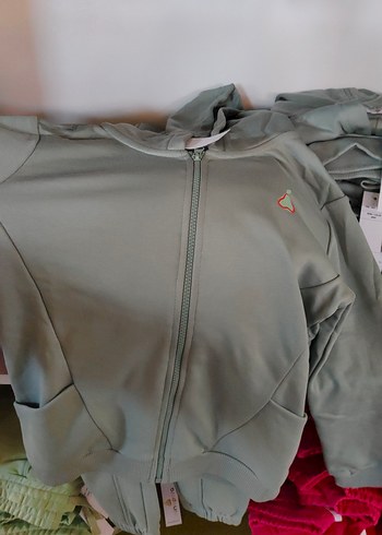 Fermuarlı unisex eşofman takımı