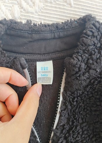 Koyu Gri Erkek Çocuk Tüylü Sweatshirt - Görsel 2