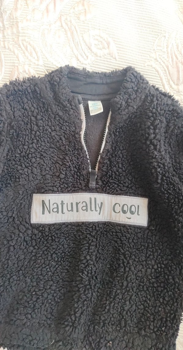 Koyu Gri Erkek Çocuk Tüylü Sweatshirt - Görsel 3