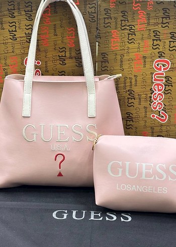 Pembe Guess Kadın Omuz Çantası