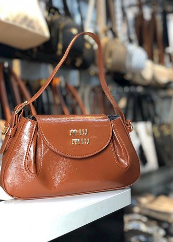 Miu Miu Kahverengi Deri Kadın Çanta