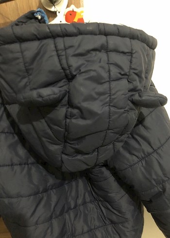 Erkek Çocuk Mavi Fermuarlı Ceket - Görsel 4