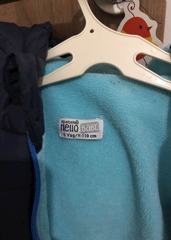 Erkek Çocuk Mavi Fermuarlı Ceket - Görsel 2