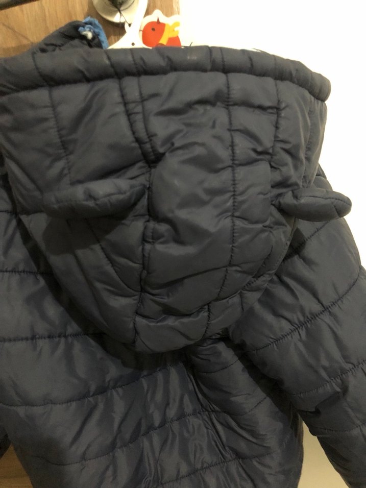 Erkek Çocuk Mavi Fermuarlı Ceket - Görsel 4