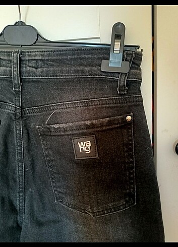 29 Beden siyah Renk #Alexanderwang likralı esnek jeans .#28