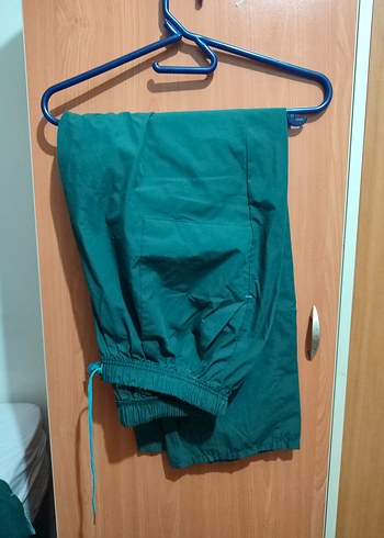 çizgi terikoton scrubs xl avcı yeşili - Görsel 2