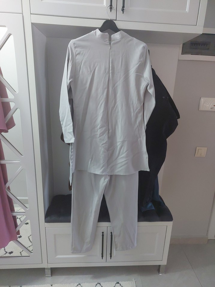 Kadın gri Uzun Tulum - Görsel 3