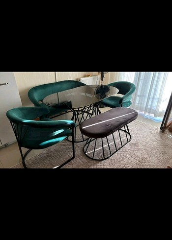 Koyu Yeşil Yüksek Sandalye - Görsel 4