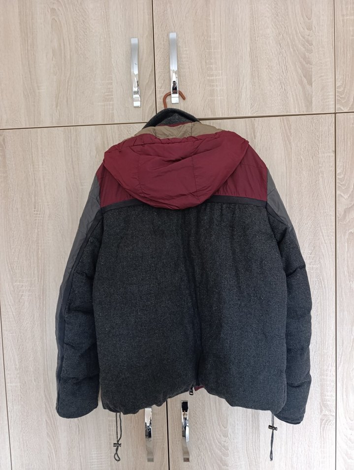 Fermuarlı Erkek Gri Street Style Mont - Görsel 3