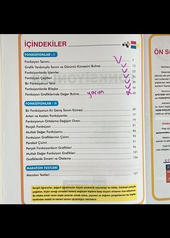  Fonksiyonlar Soru Bankası - Apotemi