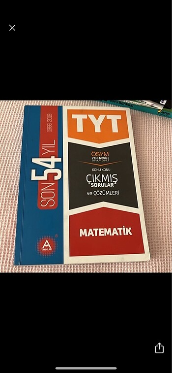 Tyt matematik çıkmış sorular kitabı
